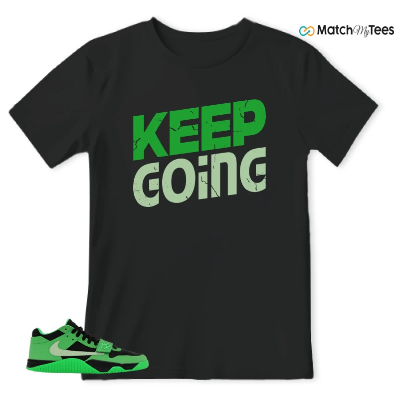 NIKE AIR JORDAN JUMPMAN JACK TR GREEN SPARK SNEAKER Matching Tees t-shirt