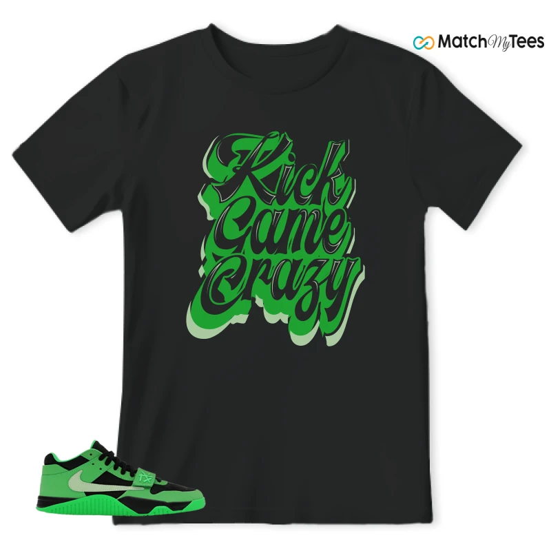 NIKE AIR JORDAN JUMPMAN JACK TR GREEN SPARK SNEAKER Matching Tees t-shirt