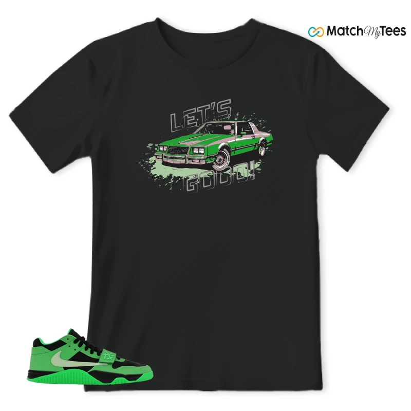 NIKE AIR JORDAN JUMPMAN JACK TR GREEN SPARK SNEAKER Matching Tees t-shirt