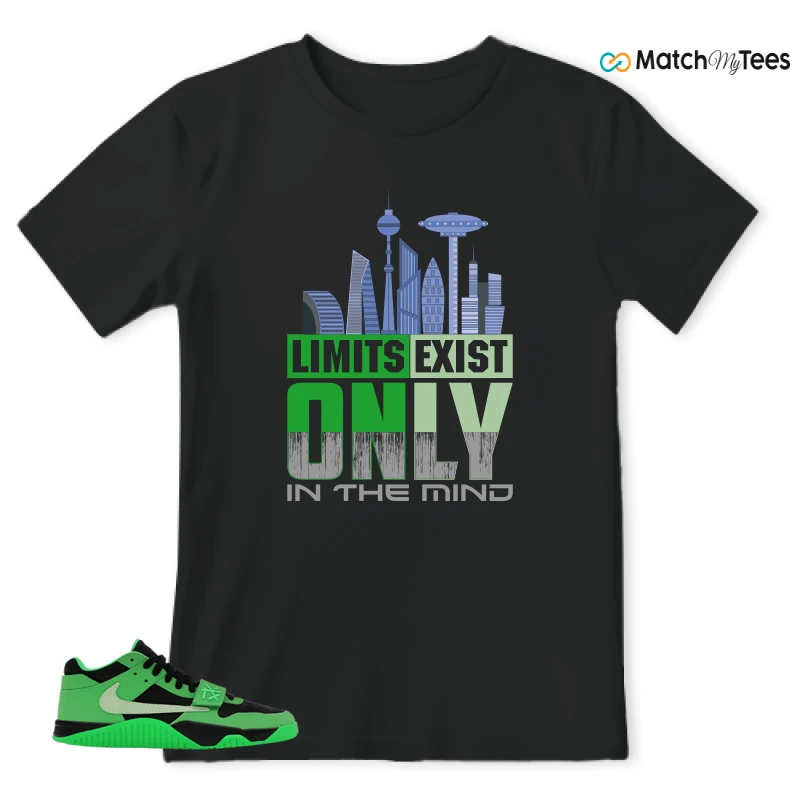 NIKE AIR JORDAN JUMPMAN JACK TR GREEN SPARK SNEAKER Matching Tees t-shirt