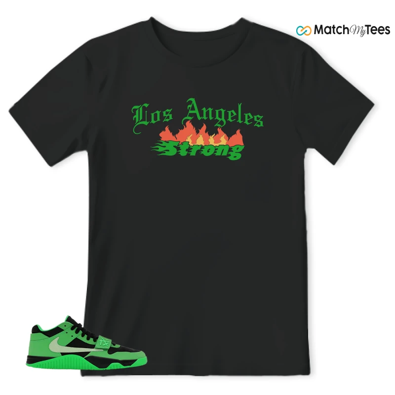 NIKE AIR JORDAN JUMPMAN JACK TR GREEN SPARK SNEAKER Matching Tees t-shirt