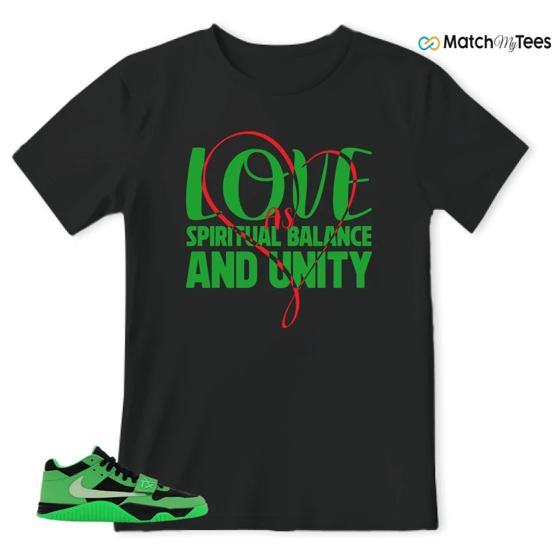 NIKE AIR JORDAN JUMPMAN JACK TR GREEN SPARK SNEAKER Matching Tees t-shirt