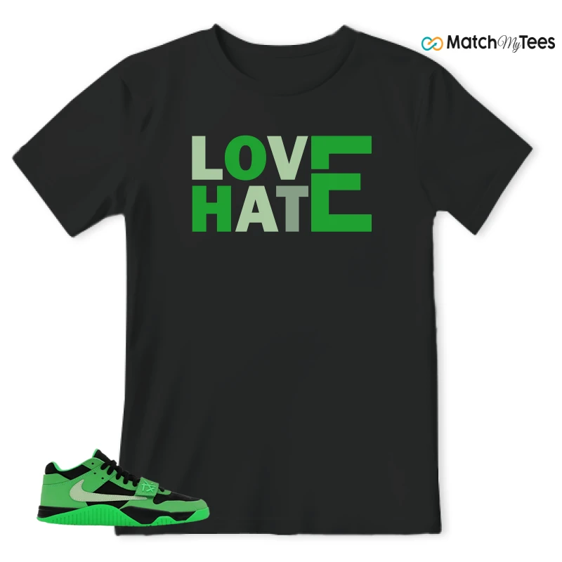 NIKE AIR JORDAN JUMPMAN JACK TR GREEN SPARK SNEAKER Matching Tees t-shirt