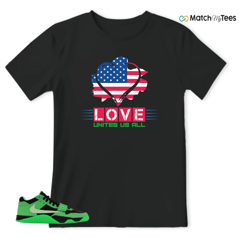 NIKE AIR JORDAN JUMPMAN JACK TR GREEN SPARK SNEAKER Matching Tees t-shirt