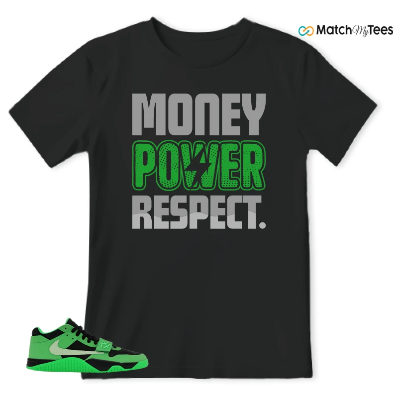 NIKE AIR JORDAN JUMPMAN JACK TR GREEN SPARK SNEAKER Matching Tees t-shirt