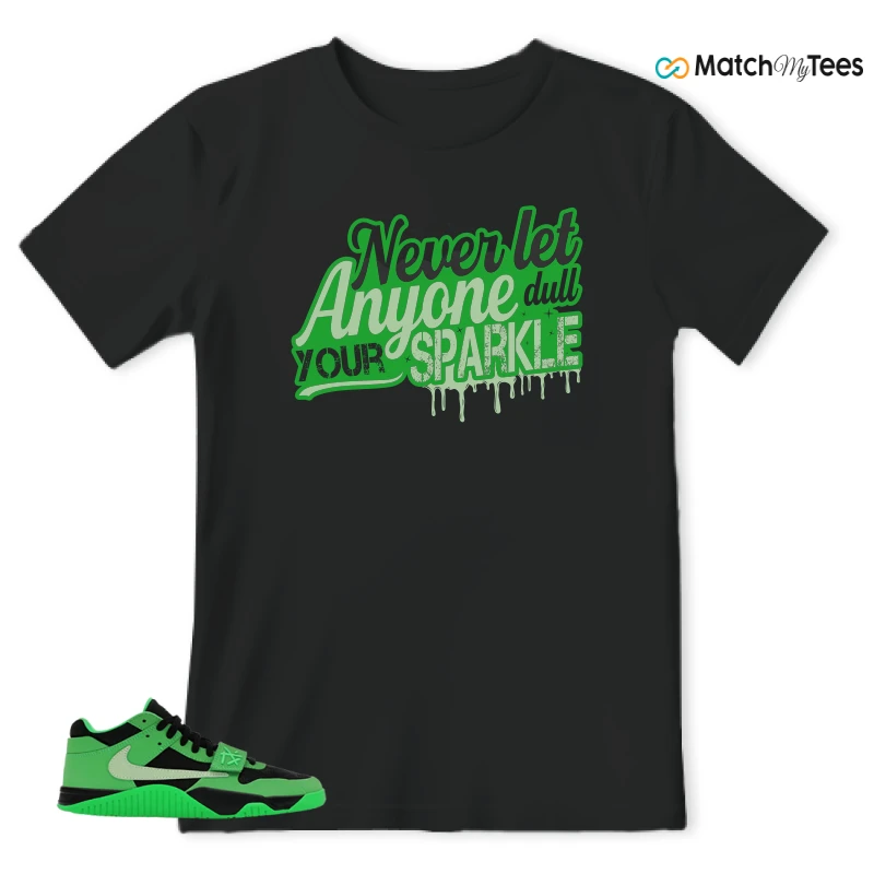 NIKE AIR JORDAN JUMPMAN JACK TR GREEN SPARK SNEAKER Matching Tees t-shirt