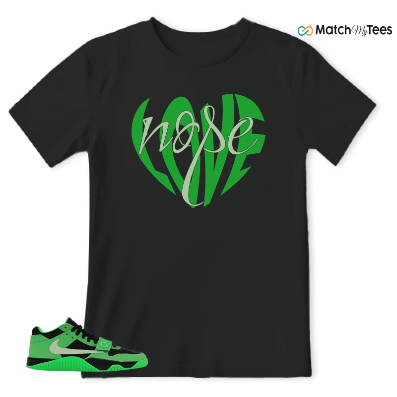 NIKE AIR JORDAN JUMPMAN JACK TR GREEN SPARK SNEAKER Matching Tees t-shirt