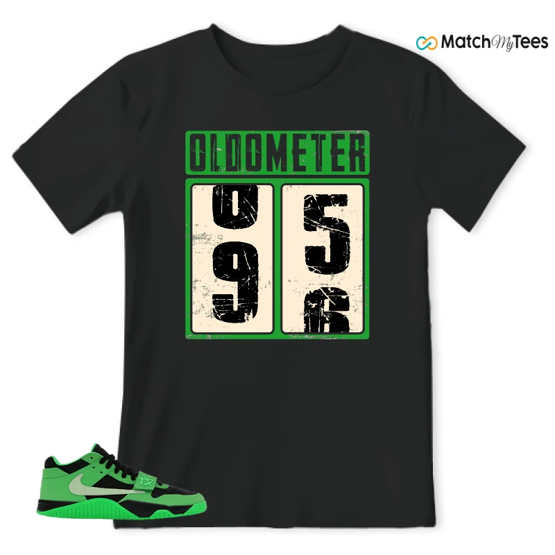 NIKE AIR JORDAN JUMPMAN JACK TR GREEN SPARK SNEAKER Matching Tees t-shirt