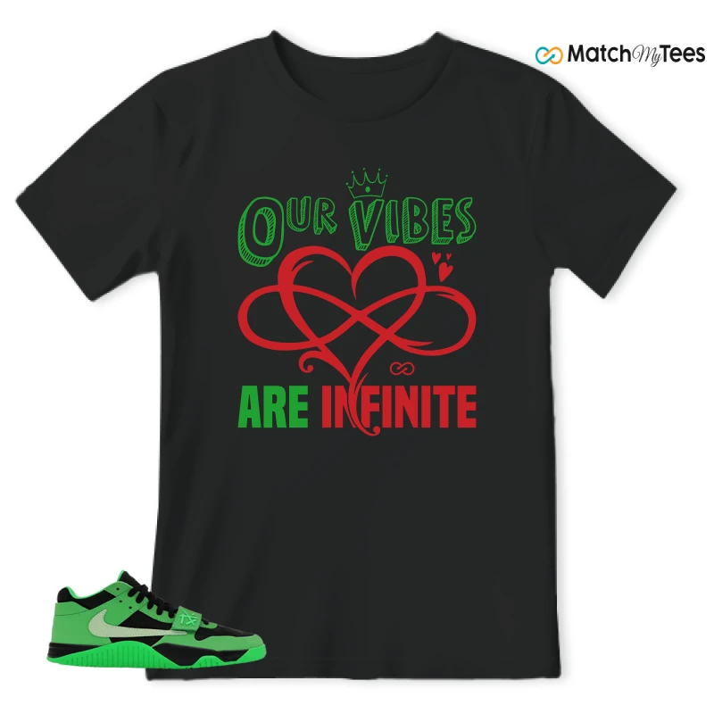 NIKE AIR JORDAN JUMPMAN JACK TR GREEN SPARK SNEAKER Matching Tees t-shirt