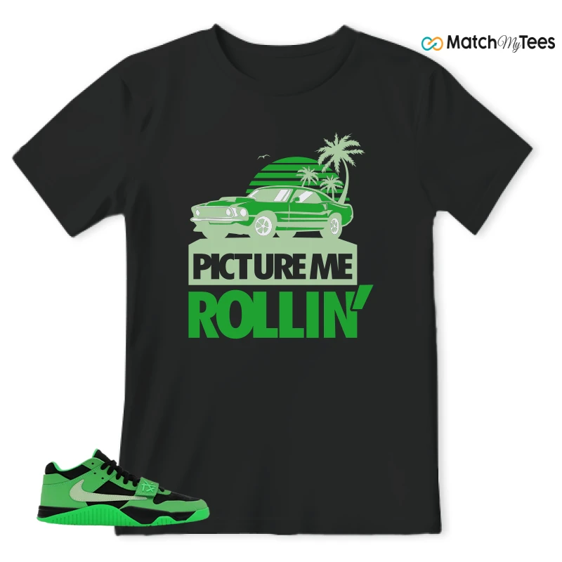 NIKE AIR JORDAN JUMPMAN JACK TR GREEN SPARK SNEAKER Matching Tees t-shirt
