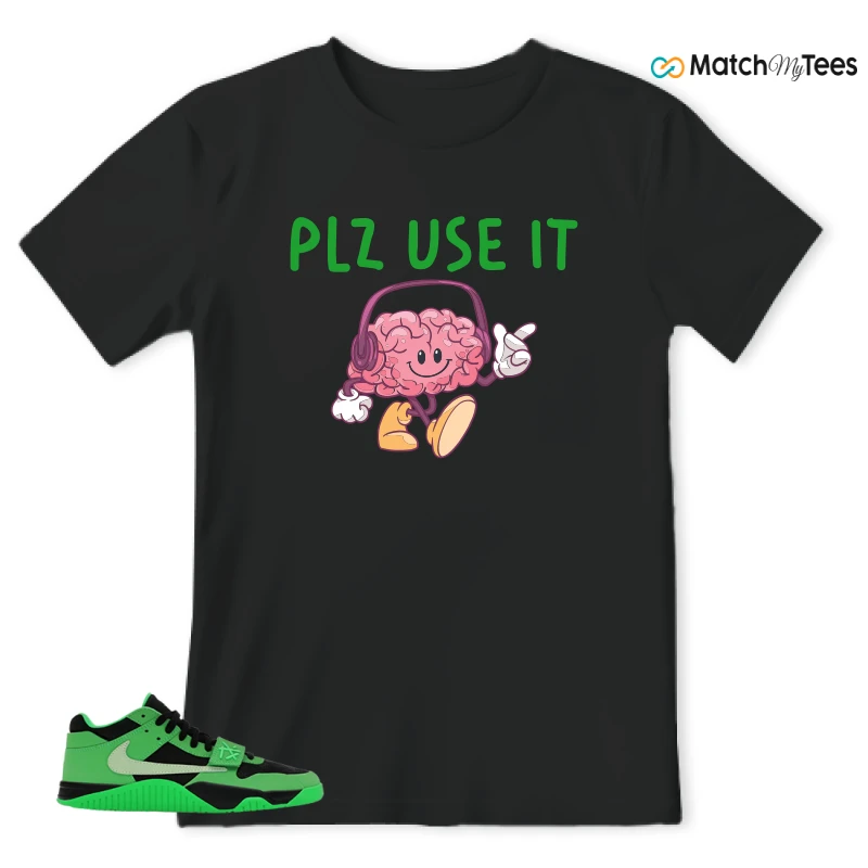 NIKE AIR JORDAN JUMPMAN JACK TR GREEN SPARK SNEAKER Matching Tees t-shirt