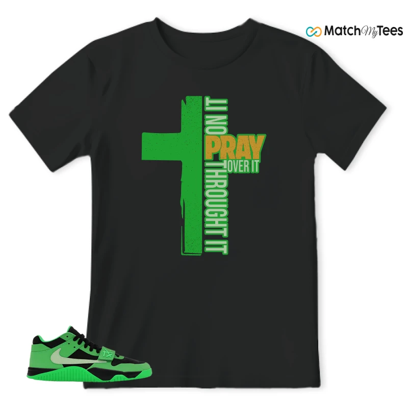NIKE AIR JORDAN JUMPMAN JACK TR GREEN SPARK SNEAKER Matching Tees t-shirt
