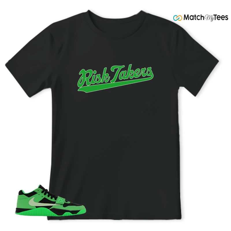 NIKE AIR JORDAN JUMPMAN JACK TR GREEN SPARK SNEAKER Matching Tees t-shirt