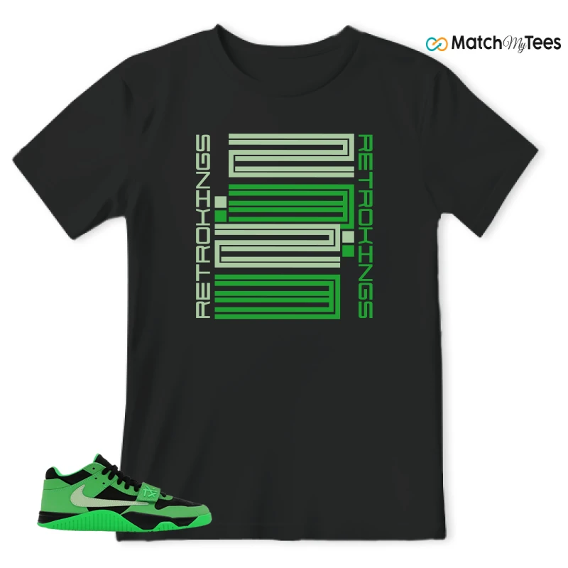 NIKE AIR JORDAN JUMPMAN JACK TR GREEN SPARK SNEAKER Matching Tees t-shirt
