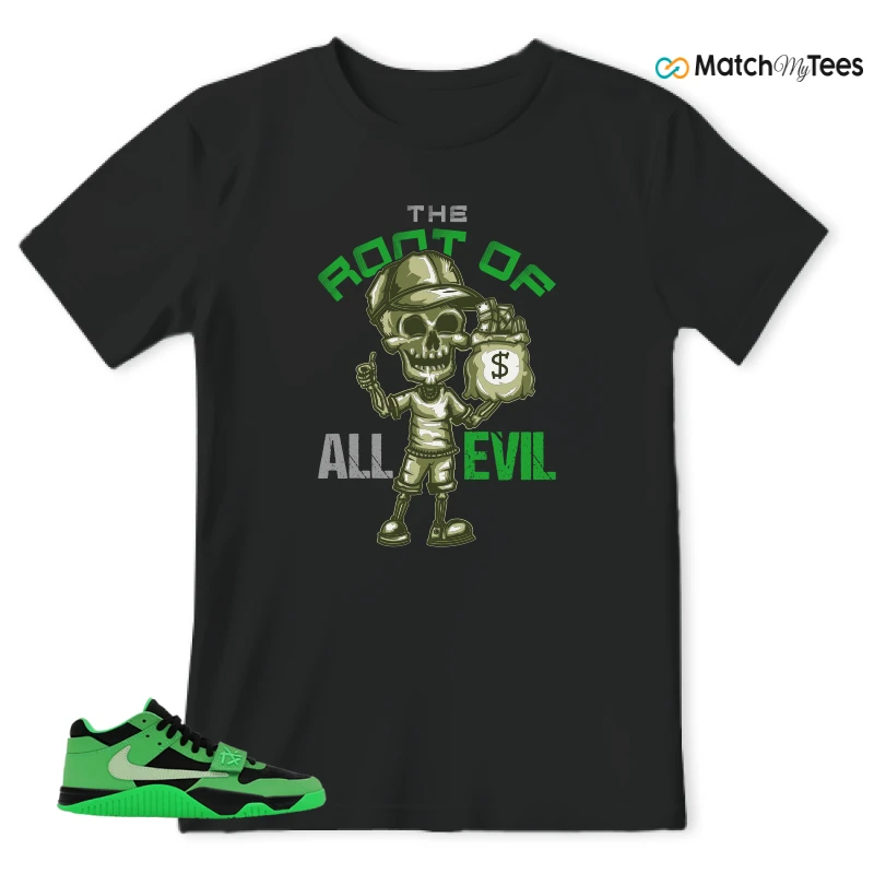 NIKE AIR JORDAN JUMPMAN JACK TR GREEN SPARK SNEAKER Matching Tees t-shirt