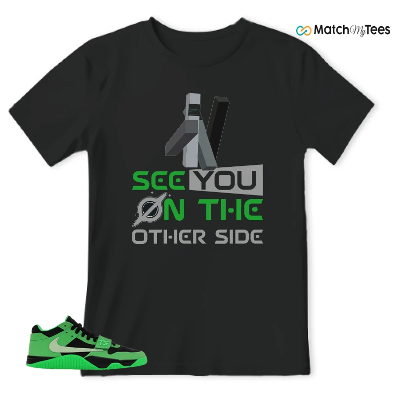 NIKE AIR JORDAN JUMPMAN JACK TR GREEN SPARK SNEAKER Matching Tees t-shirt