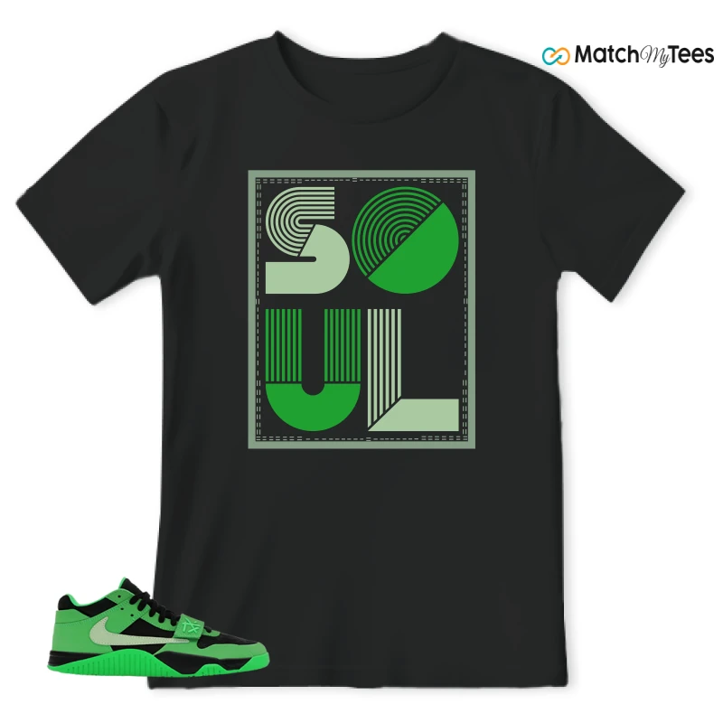 NIKE AIR JORDAN JUMPMAN JACK TR GREEN SPARK SNEAKER Matching Tees t-shirt