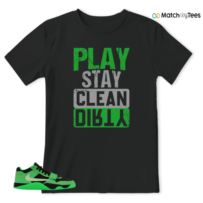 NIKE AIR JORDAN JUMPMAN JACK TR GREEN SPARK SNEAKER Matching Tees t-shirt