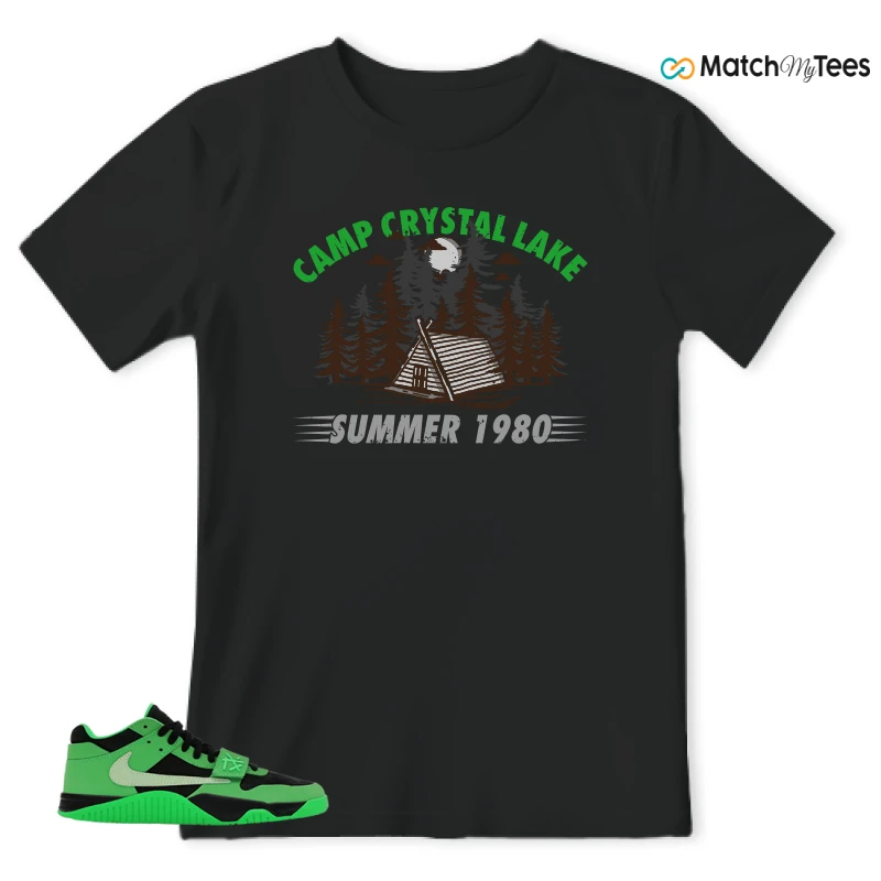NIKE AIR JORDAN JUMPMAN JACK TR GREEN SPARK SNEAKER Matching Tees t-shirt