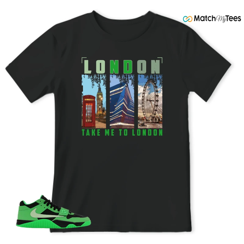 NIKE AIR JORDAN JUMPMAN JACK TR GREEN SPARK SNEAKER Matching Tees t-shirt
