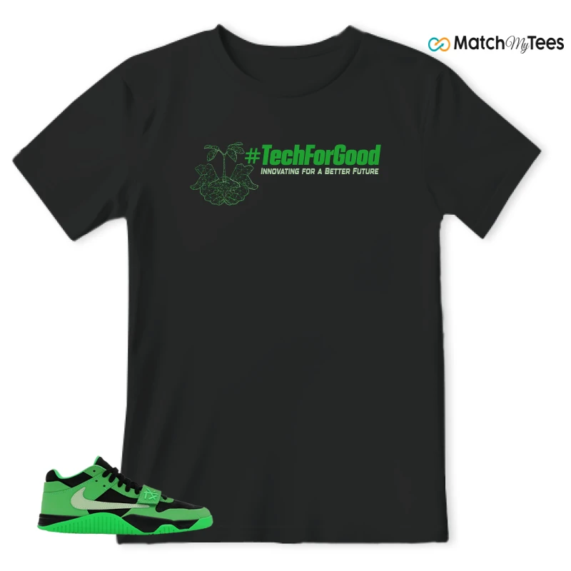 NIKE AIR JORDAN JUMPMAN JACK TR GREEN SPARK SNEAKER Matching Tees t-shirt