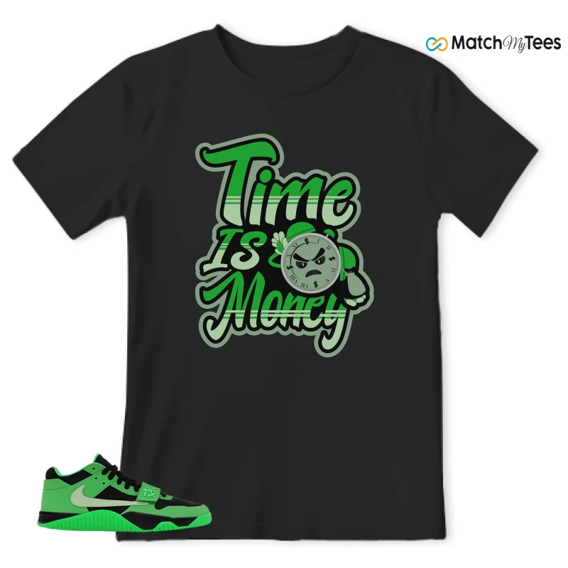 NIKE AIR JORDAN JUMPMAN JACK TR GREEN SPARK SNEAKER Matching Tees t-shirt