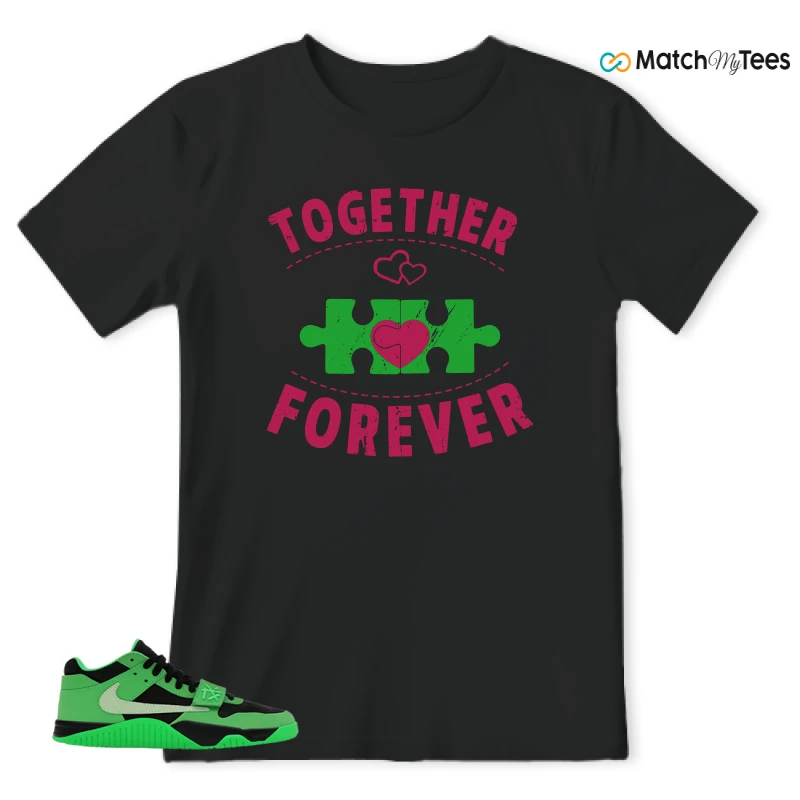NIKE AIR JORDAN JUMPMAN JACK TR GREEN SPARK SNEAKER Matching Tees t-shirt