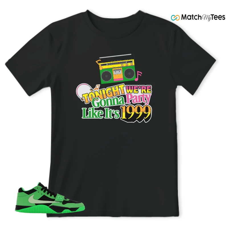 NIKE AIR JORDAN JUMPMAN JACK TR GREEN SPARK SNEAKER Matching Tees t-shirt