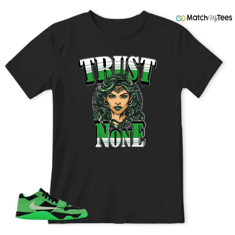 NIKE AIR JORDAN JUMPMAN JACK TR GREEN SPARK SNEAKER Matching Tees t-shirt