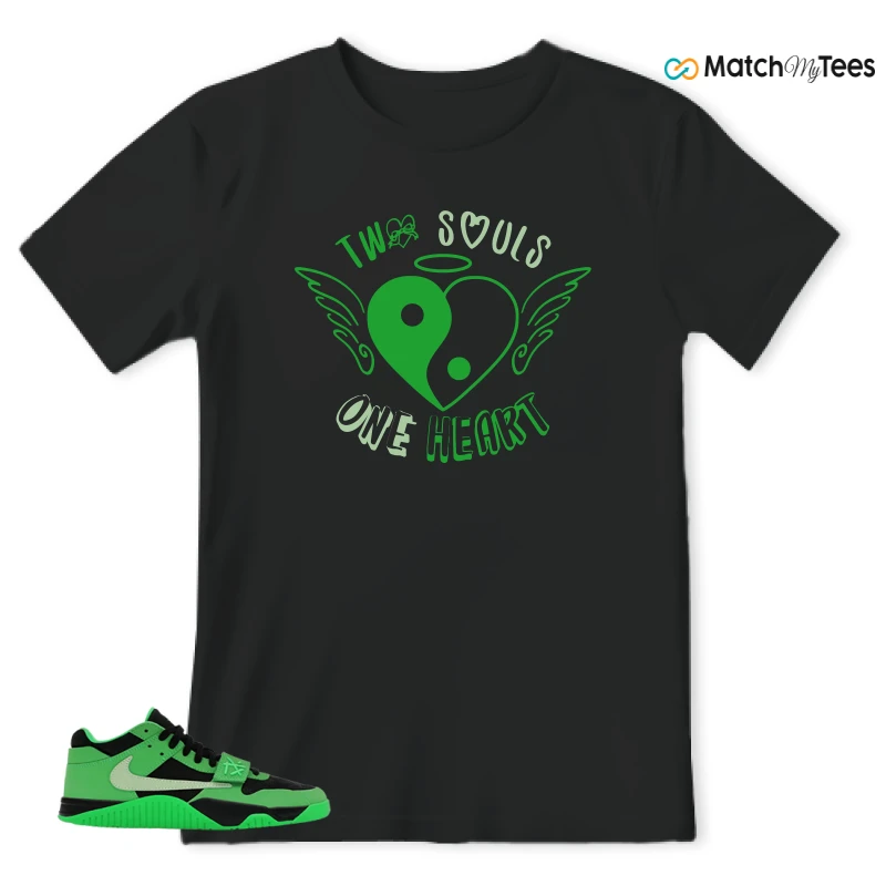 NIKE AIR JORDAN JUMPMAN JACK TR GREEN SPARK SNEAKER Matching Tees t-shirt