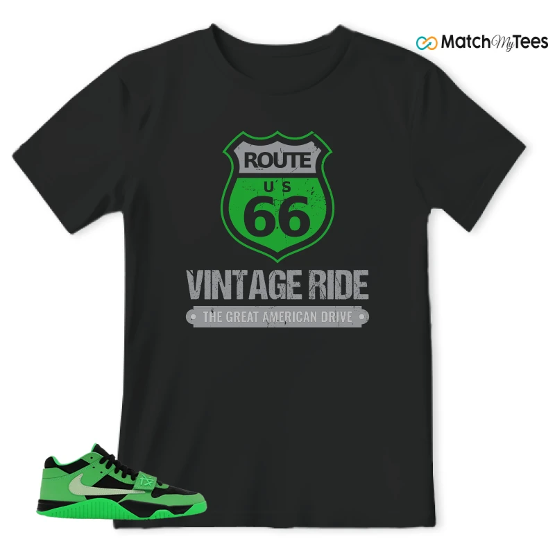 NIKE AIR JORDAN JUMPMAN JACK TR GREEN SPARK SNEAKER Matching Tees t-shirt