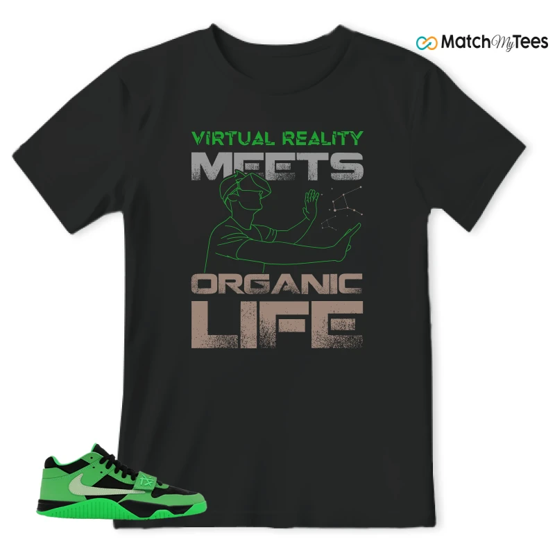 NIKE AIR JORDAN JUMPMAN JACK TR GREEN SPARK SNEAKER Matching Tees t-shirt
