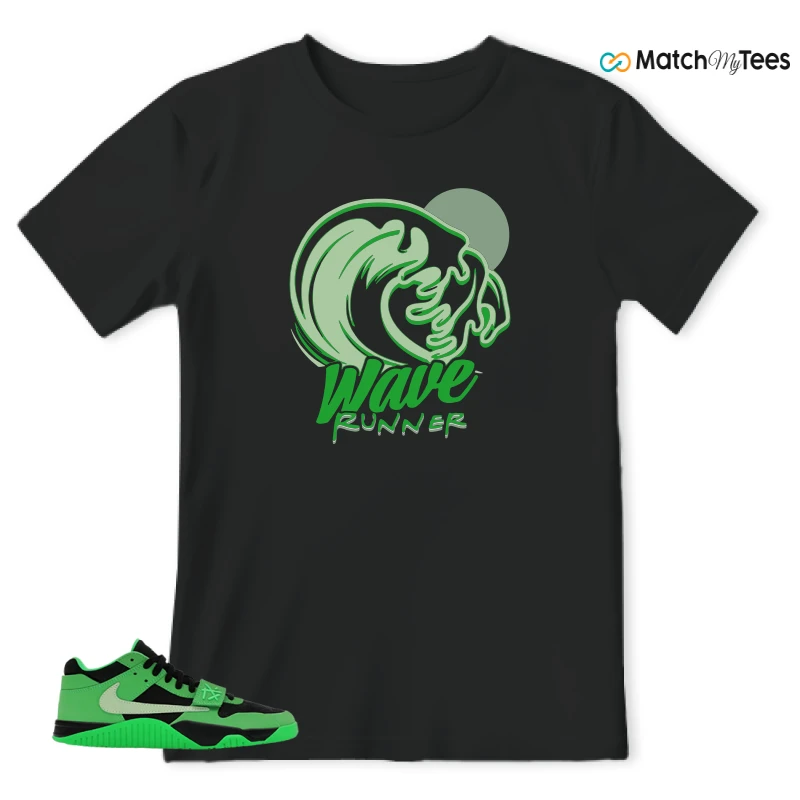 NIKE AIR JORDAN JUMPMAN JACK TR GREEN SPARK SNEAKER Matching Tees t-shirt
