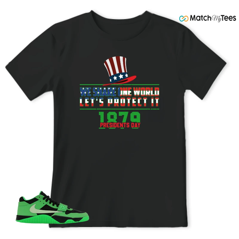 NIKE AIR JORDAN JUMPMAN JACK TR GREEN SPARK SNEAKER Matching Tees t-shirt