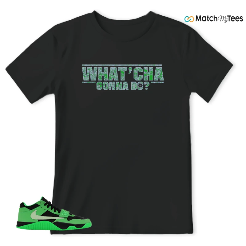 NIKE AIR JORDAN JUMPMAN JACK TR GREEN SPARK SNEAKER Matching Tees t-shirt
