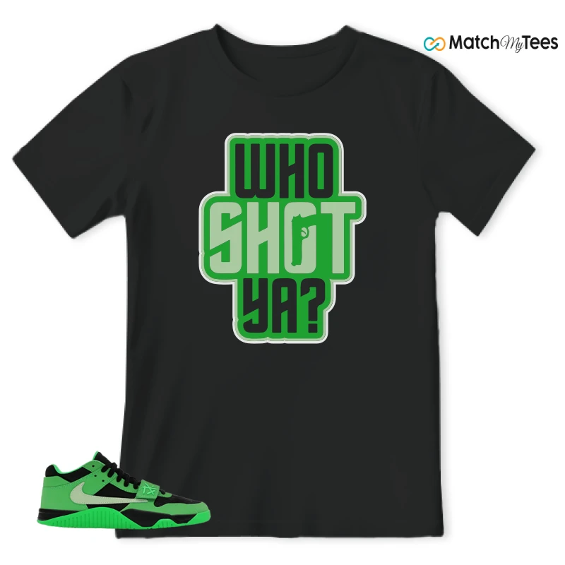 NIKE AIR JORDAN JUMPMAN JACK TR GREEN SPARK SNEAKER Matching Tees t-shirt