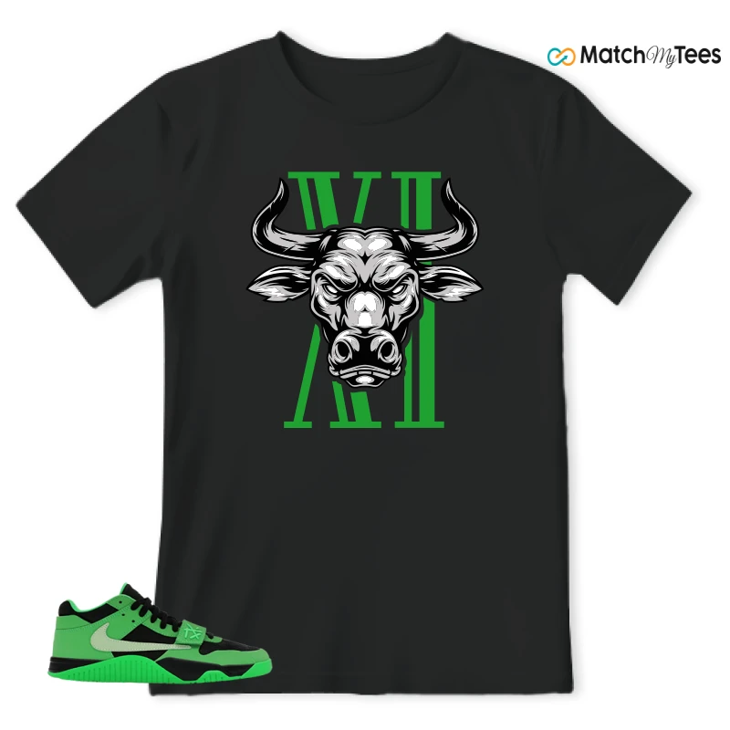 NIKE AIR JORDAN JUMPMAN JACK TR GREEN SPARK SNEAKER Matching Tees t-shirt