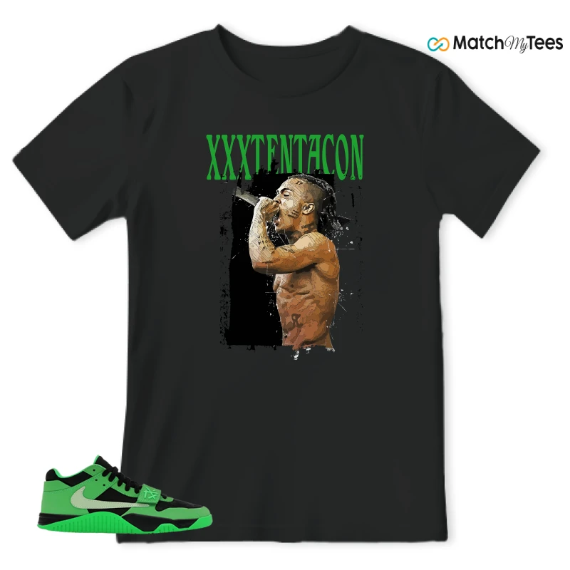 NIKE AIR JORDAN JUMPMAN JACK TR GREEN SPARK SNEAKER Matching Tees t-shirt