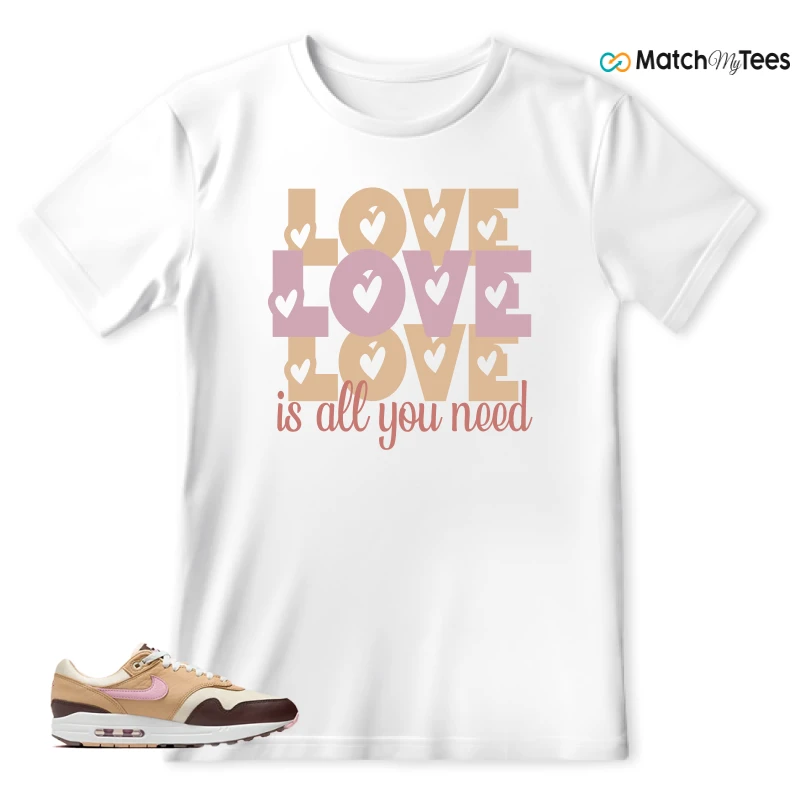 NIKE AIR MAX 1 VALENTINE'S DAY (2024) (WOMEN'S) SNEAKER Matching Tees t-shirt