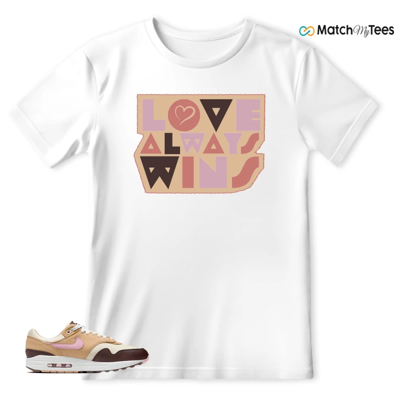 NIKE AIR MAX 1 VALENTINE'S DAY (2024) (WOMEN'S) SNEAKER Matching Tees t-shirt