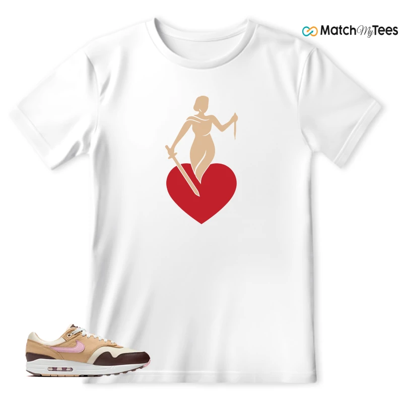 NIKE AIR MAX 1 VALENTINE'S DAY (2024) (WOMEN'S) SNEAKER Matching Tees t-shirt