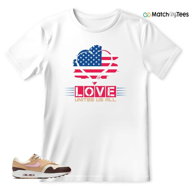 NIKE AIR MAX 1 VALENTINE'S DAY (2024) (WOMEN'S) SNEAKER Matching Tees t-shirt