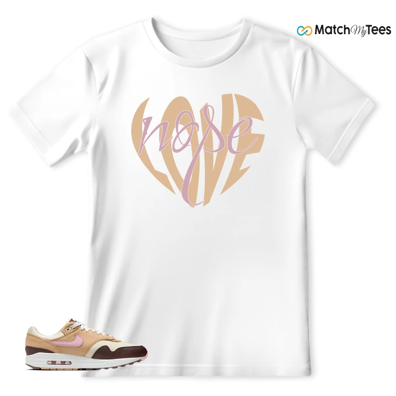 NIKE AIR MAX 1 VALENTINE'S DAY (2024) (WOMEN'S) SNEAKER Matching Tees t-shirt