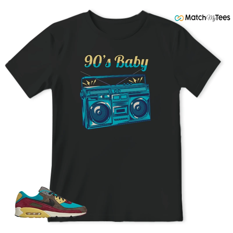 NIKE AIR MAX 90 NRG RIDGEROCK TURBO GREEN SNEAKER Matching Tees t-shirt