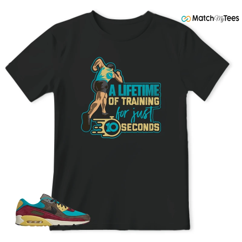 NIKE AIR MAX 90 NRG RIDGEROCK TURBO GREEN SNEAKER Matching Tees t-shirt