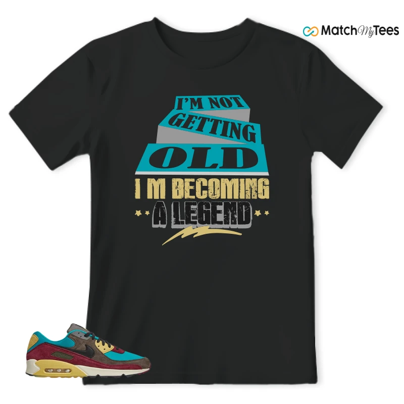 NIKE AIR MAX 90 NRG RIDGEROCK TURBO GREEN SNEAKER Matching Tees t-shirt