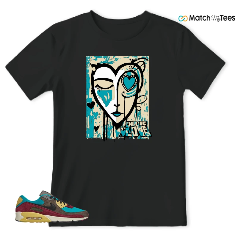 NIKE AIR MAX 90 NRG RIDGEROCK TURBO GREEN SNEAKER Matching Tees t-shirt