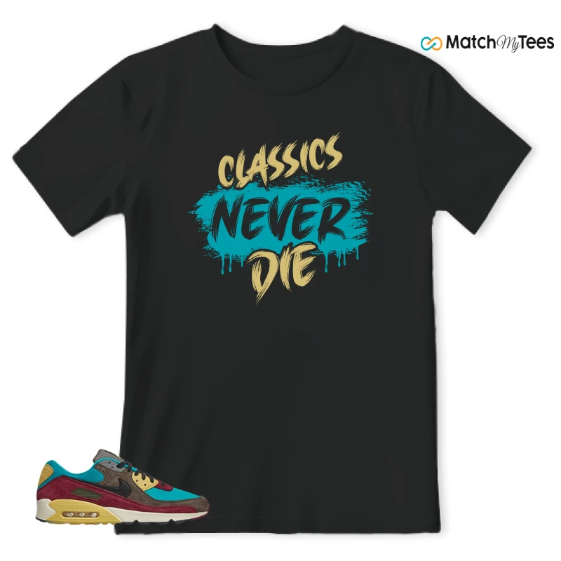 NIKE AIR MAX 90 NRG RIDGEROCK TURBO GREEN SNEAKER Matching Tees t-shirt