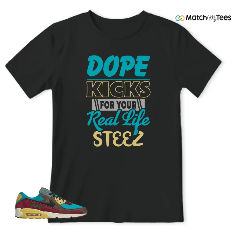 NIKE AIR MAX 90 NRG RIDGEROCK TURBO GREEN SNEAKER Matching Tees t-shirt