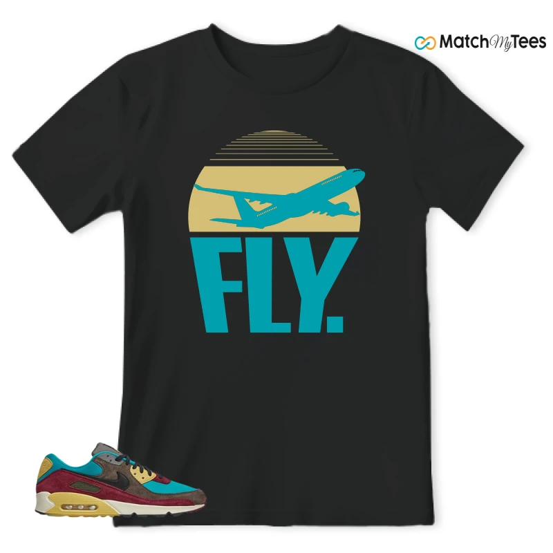 NIKE AIR MAX 90 NRG RIDGEROCK TURBO GREEN SNEAKER Matching Tees t-shirt